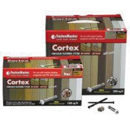 Fastenmaster FastenMaster Cortex 2-1/2 in. L Gravel Path Torx Ttap Star Head Deck Screws and Plugs Kit 1 pk FMCTX-TX300TSGP